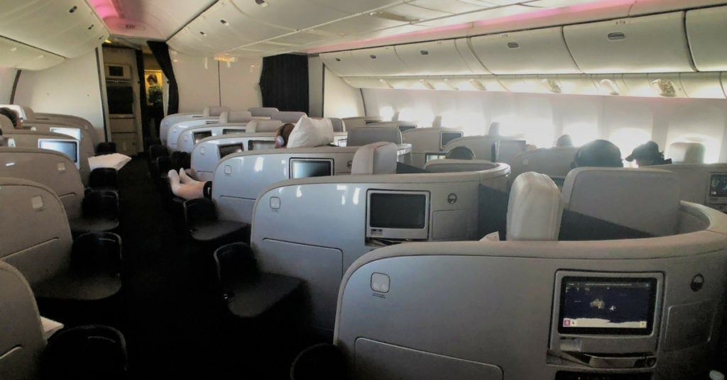 A stellar experience in Air New Zealand business class