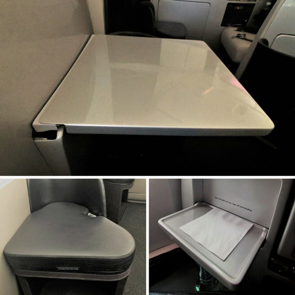 air new zealand business class storage