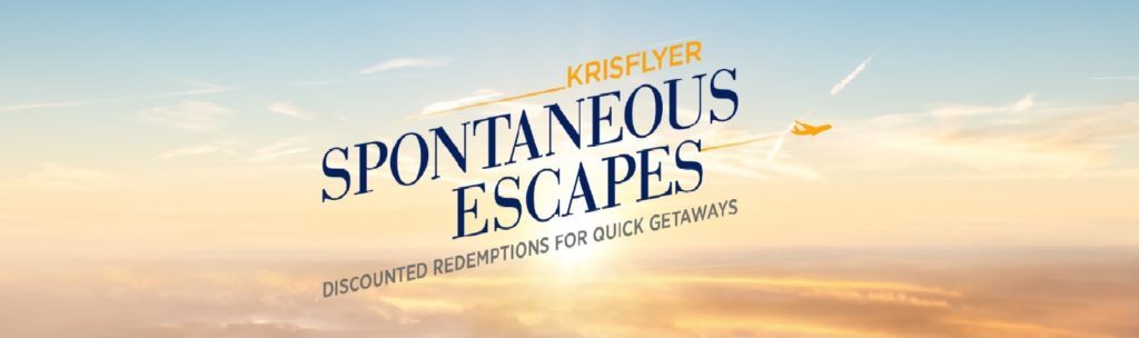 Singapore Airlines Spontaneous Escapes