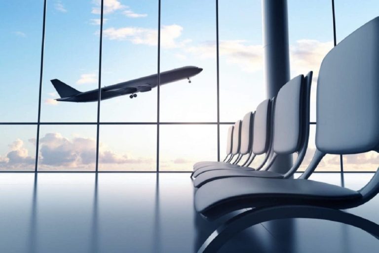 Airport Departure Lounge background