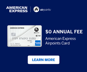 American Express Airpoints Card sidebar