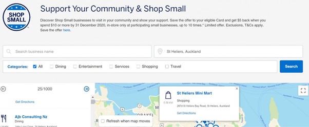 Amex Shop Small: $5 off $10 - Up to 10 Times